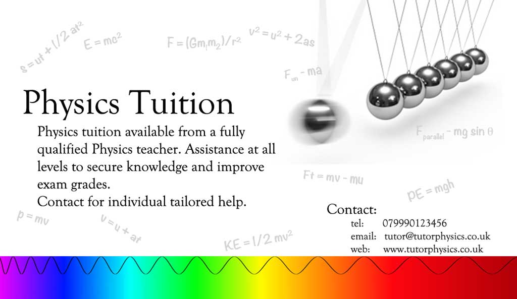 Personalised Physics Tuition